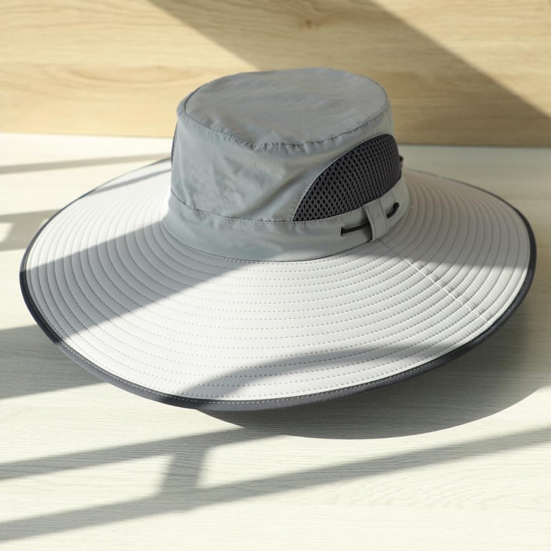 Oversize Sun Hat for Large Heads Oversize XL/XXL sun hat with wide brim for large heads, UPF50+ protection, unisex design