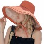 Women's Reversible Wide Brim Sun Hat UPF50+ Adjustable - Bohemian Beach Travel
