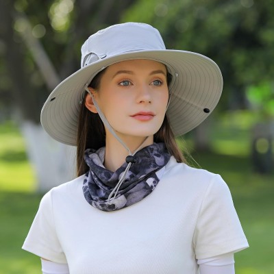 Lightweight Sun Hat with Face Shield - Unisex Outdoor Hat Adjustable lightweight sun hat with face shield and neck flap for unisex outdoor sun protection
