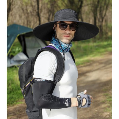 Large Head Oversized Unisex UPF50+ Wide Brim Bucket Fishing Hat