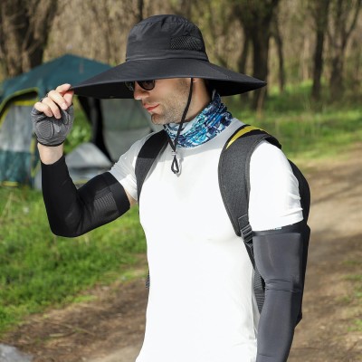 Large Head Oversized Unisex UPF50+ Wide Brim Bucket Fishing Hat