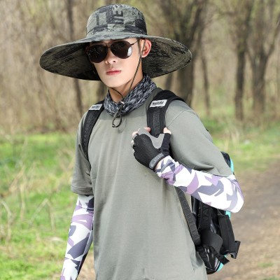 Oversize Unisex UPF50+ Wide Brim Sun Hat for Fishing