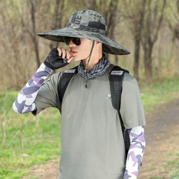 Oversize Large Head Sun Hat Unisex UPF50+ Wide Brim Breathable Outdoor Bucket Fishing Hat Oversize Large Head Sun Hat Unisex UPF50+ Wide Brim Breathable Outdoor Bucket Fishing Hat