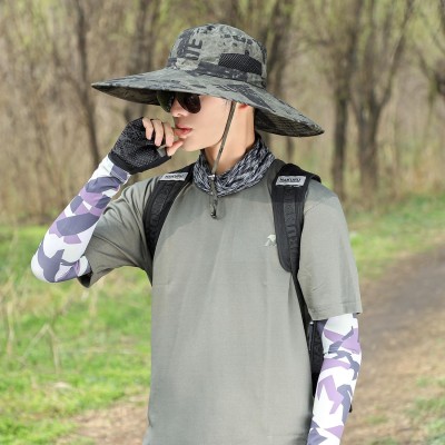 Oversize Unisex UPF50+ Wide Brim Sun Hat for Fishing