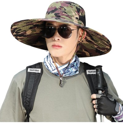 Oversize Unisex UPF50+ Sun Hat for Large Head, Wide Brim