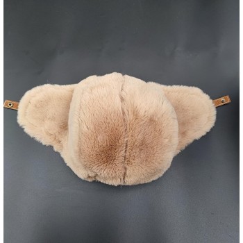 Khaki Faux Fur Lined Ushanka Trapper Hat – Windproof Water-Repellent Winter Hat for Men & Women Hunting