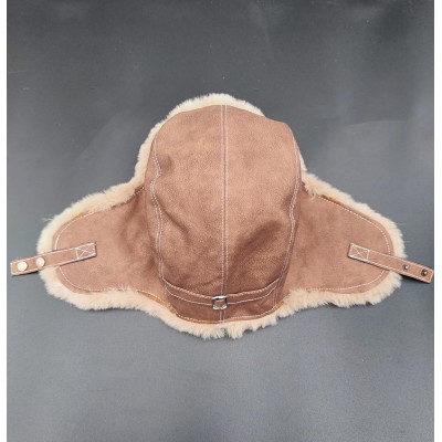 Khaki Faux Fur Lined Ushanka Trapper Winter Hat Khaki faux fur lined ushanka trapper hat, windproof water-repellent winter hat for men and women