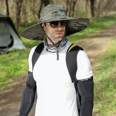 UPF50+ Adjustable Packable Bucket Hat for Men Women Outdoor Use
