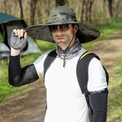 UPF50+ Adjustable Packable Bucket Hat for Men Women Outdoor Use