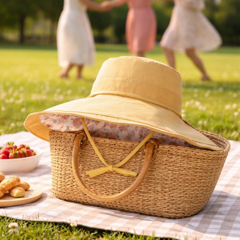 Women's Reversible Sun Hat UPF 50+ Women's reversible wide brim sun hat with wire edge