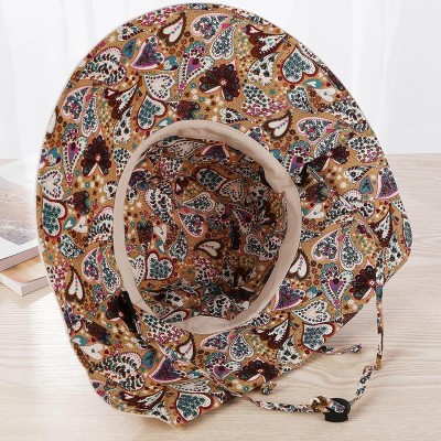 Reversible Bohemian Bucket Sun Hat UPF50+ Sun Hat Women’s Reversible Bohemian Bucket Sun Hat with UPF50+ UV Protection
