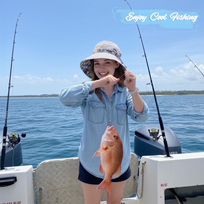 Women's Reversible UPF50+ Wide Brim Sun Hat Women's reversible wide brim UPF50+ sun hat bohemian beach hiking bucket hat