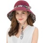 Women's Reversible Bohemian Wide Brim Sun Hat UPF50+ UV Protection for Hiking Beach Travel One Size