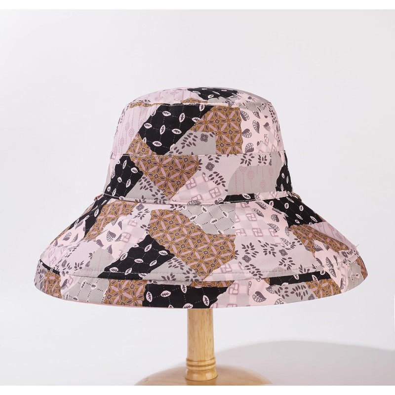Reversible Wide Brim UPF50+ Sun Hat for Outdoor Use Women’s Reversible UPF50+ Bohemian Bucket Sun Hat