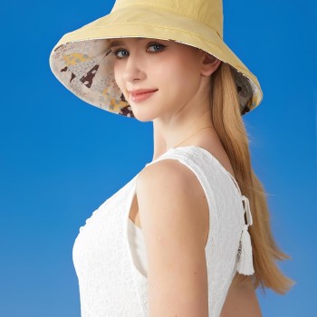 Women’s Reversible Wide Brim Sun Hat UPF50+ Bohemian Bucket Hat for Hiking Beach Travel One Size Women’s Reversible Wide Brim Sun Hat UPF50+ Bohemian Bucket Hat for Hiking Beach Travel One Size