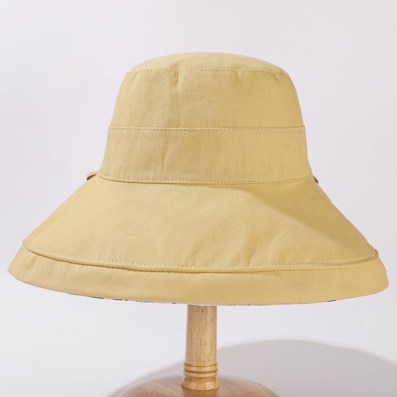 Women’s Reversible Wide Brim Sun Hat UPF50+ Bohemian Bucket Hat Women’s reversible wide brim sun hat with UPF50+ protection for hiking, beach, and travel